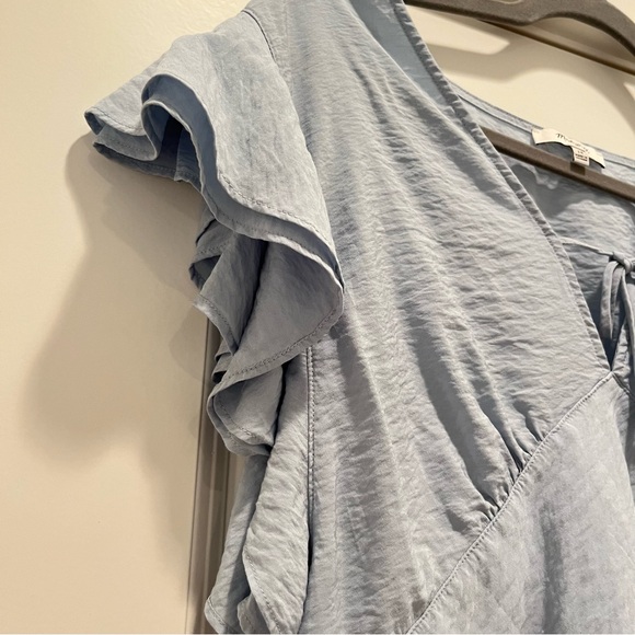 Cute light blue MADEWELL blouse - Picture 2 of 3